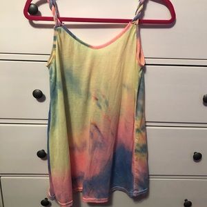 Tie dye cover up